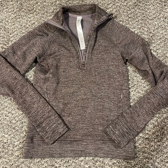 lululemon athletica Tops - Lululemon Engineered Warmth Half Zip NWOT